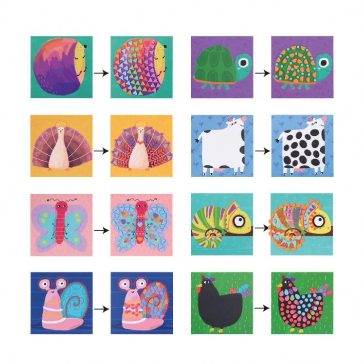 Tookyland 3D Foam Stickers - Animals