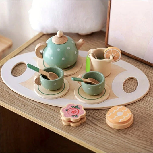 Kabi Wooden Afternoon Tea Set