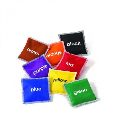 EDX Education Colour Bean Bags: Set of 8