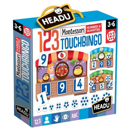 Headu 123 Montessori Touch Bingo