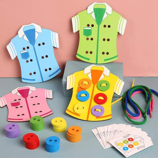 Clothing Button Threading Set