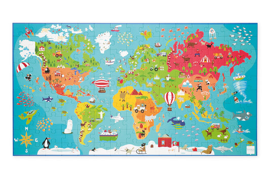 Scratch Europe Puzzle 150 Piece World Map Puzzle