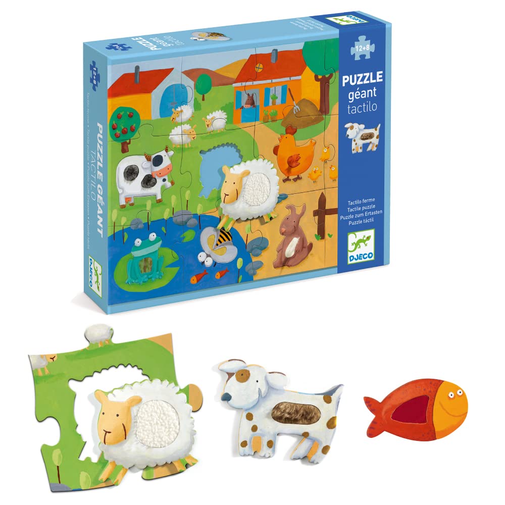 Djeco Tactile Farm Puzzle