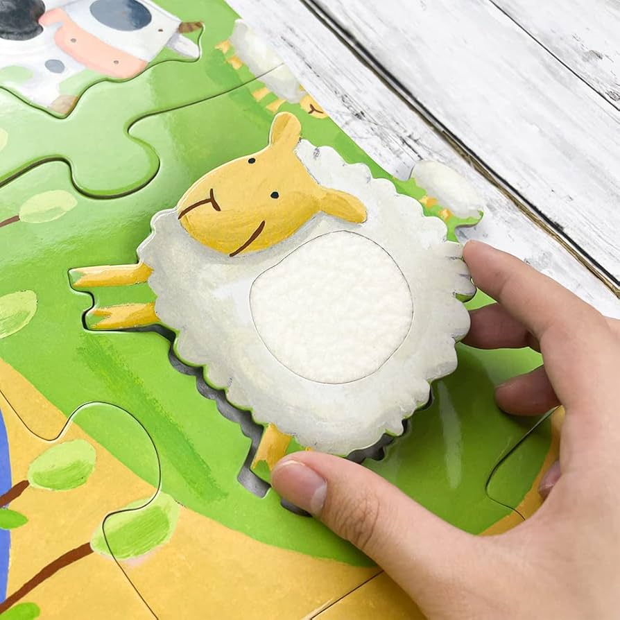 Djeco Tactile Farm Puzzle