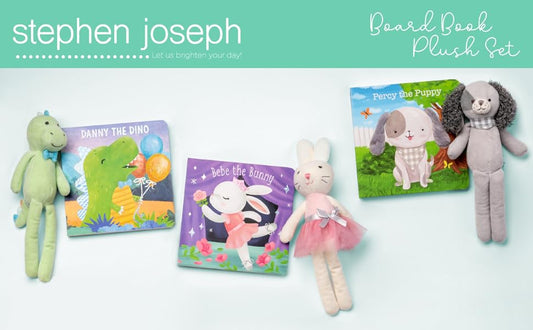 Stephen Joseph Board Book and Plush Doll