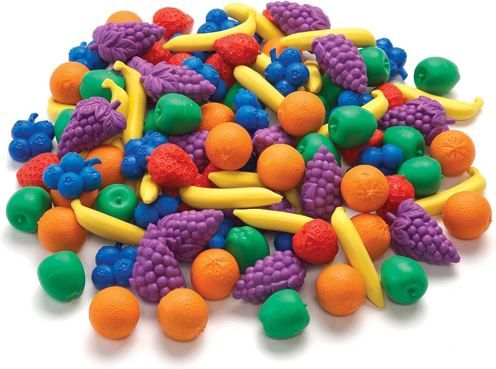 EDX Education - Counters - Fruit 6 Colours - 36 pieces