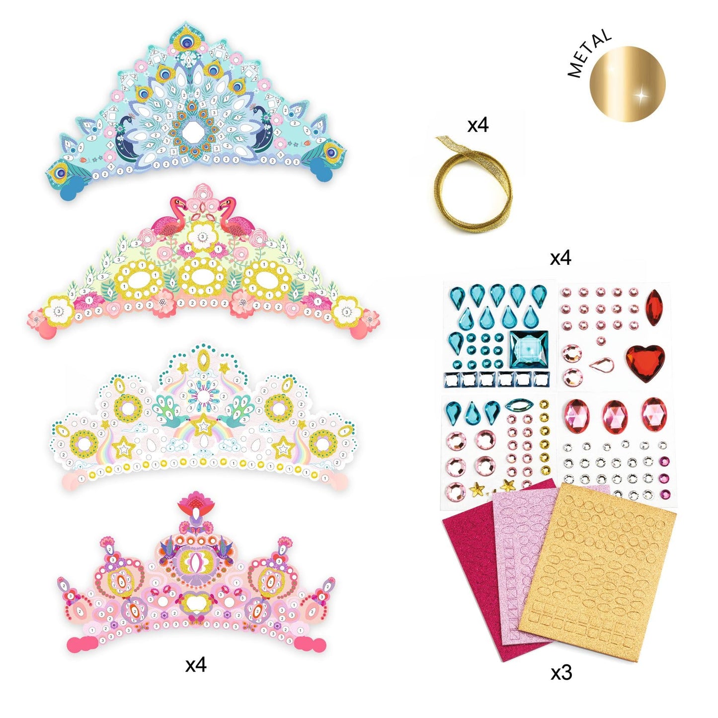 Djeco DIY Princess Tiaras