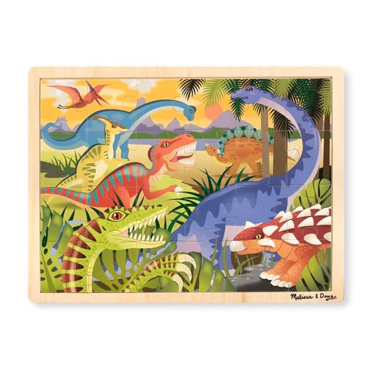 Melissa and Doug Wooden Jigsaw Puzzle - 24 Pieces