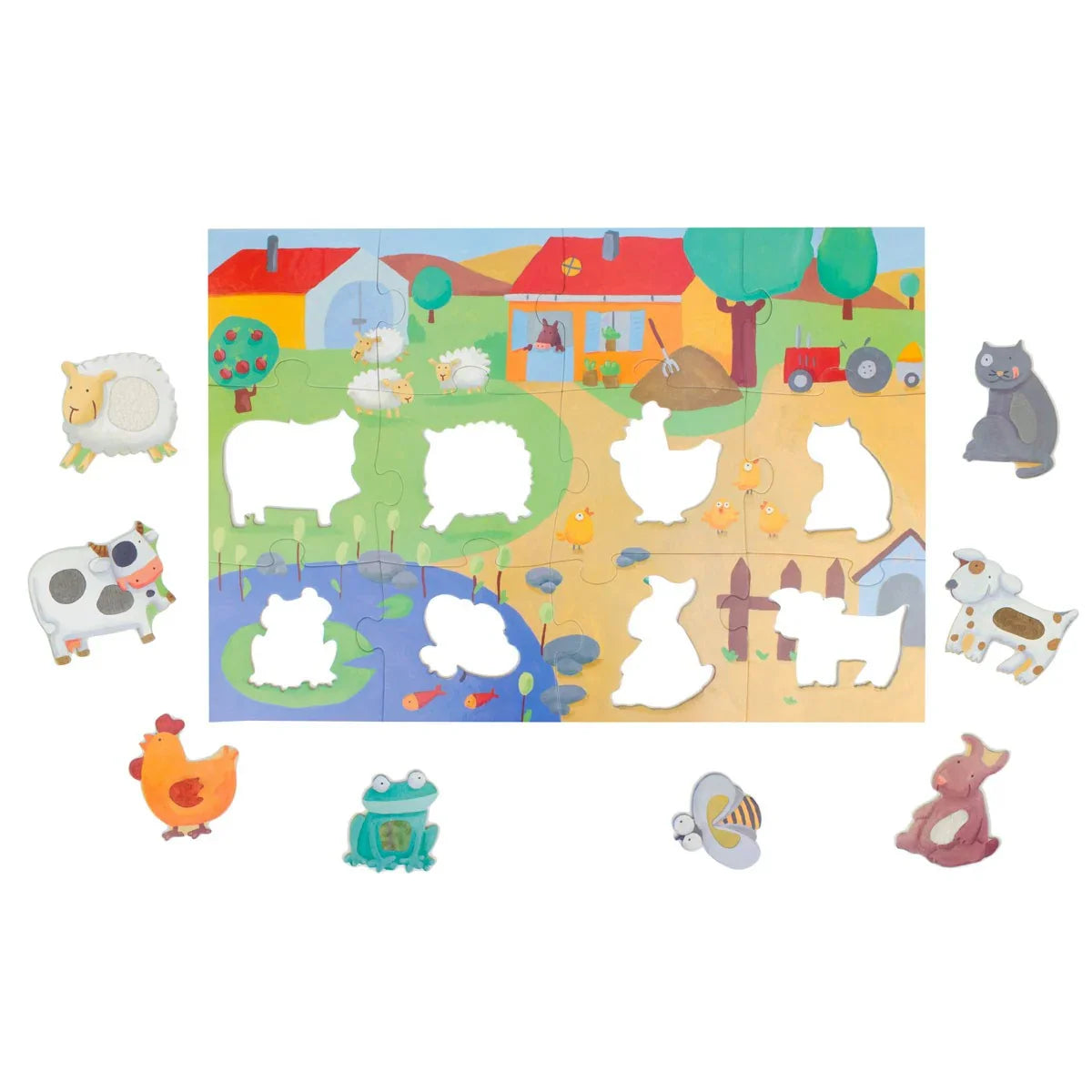 Djeco Tactile Farm Puzzle