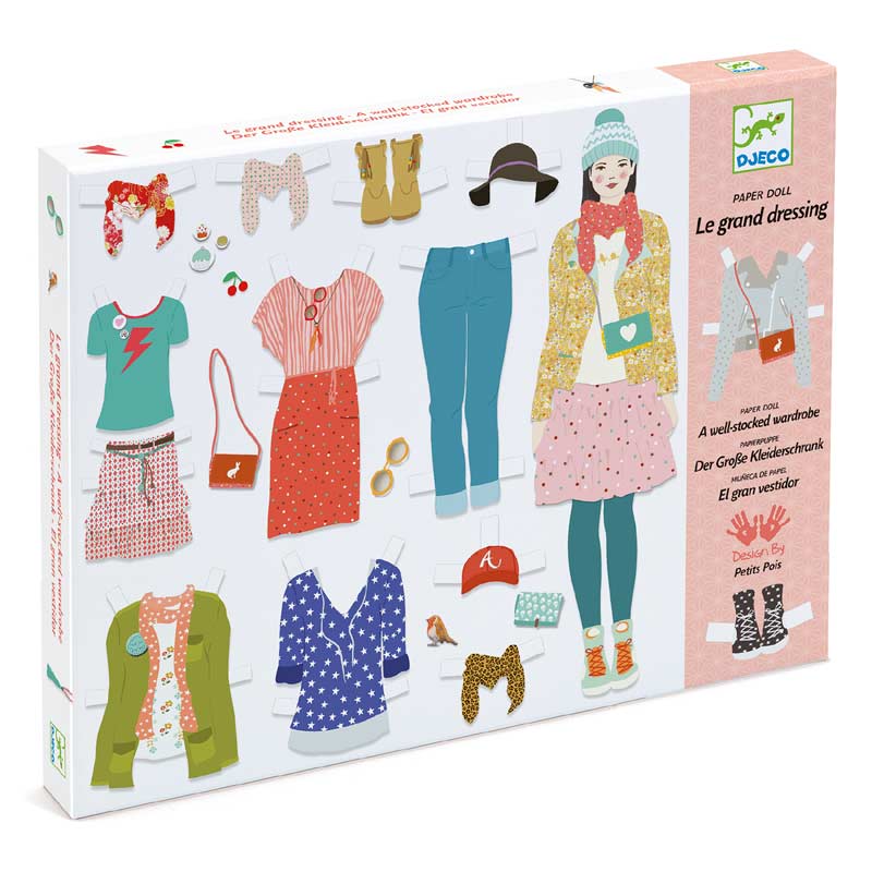 Djeco One Big Dressing Room Paper Dolls