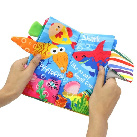 Sensory Baby Cloth Book - Various Designs