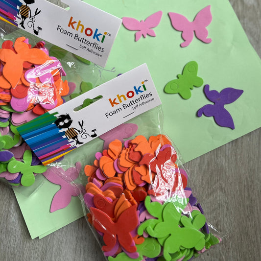 Khoki Foam Butterfly Stickers