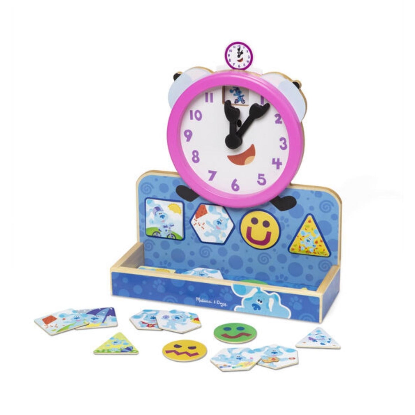 Melissa & Doug - Blues Clues Tickety-Tock Wooden Magnetic Clock