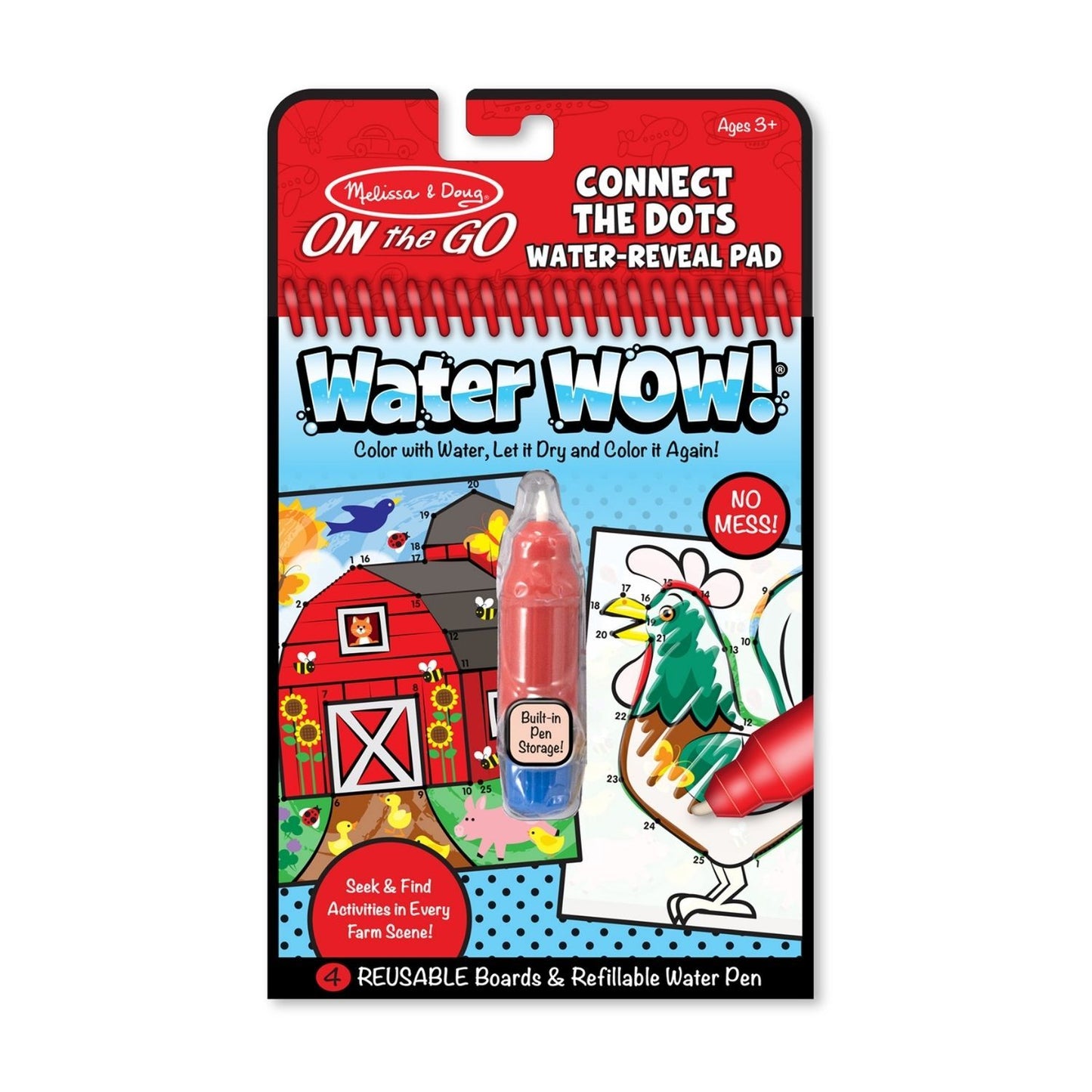 Melissa & Doug Water Wow Farm Connect The Dots