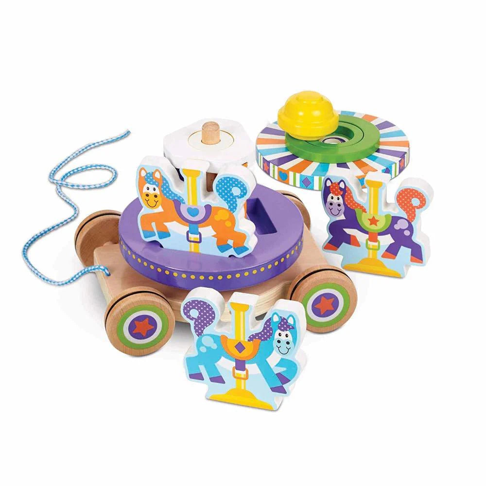 Melissa and Doug Carousel Pull Toy