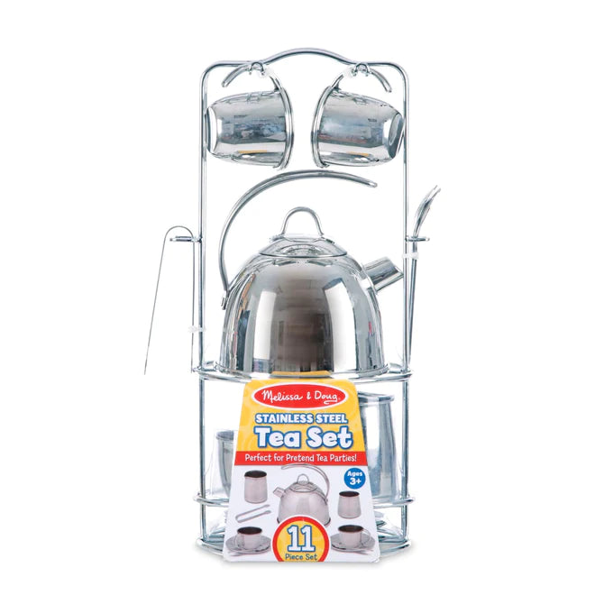 Melissa and Doug Stainless Steel Tea Set