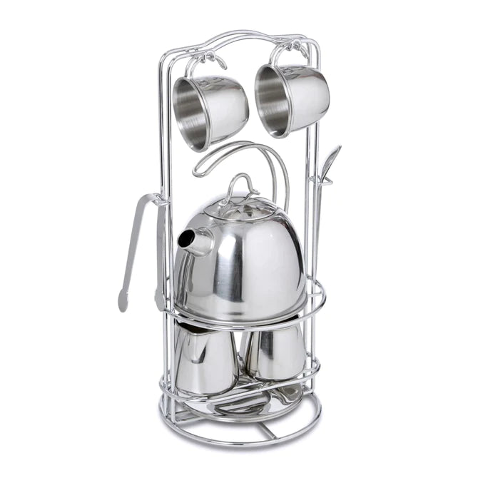 Melissa and Doug Stainless Steel Tea Set