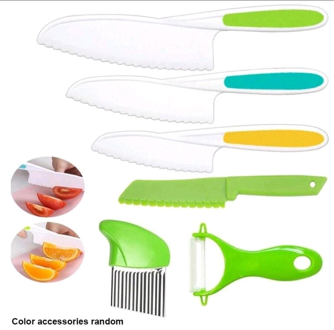 Children Safe Knives and Kitchen Set of 6