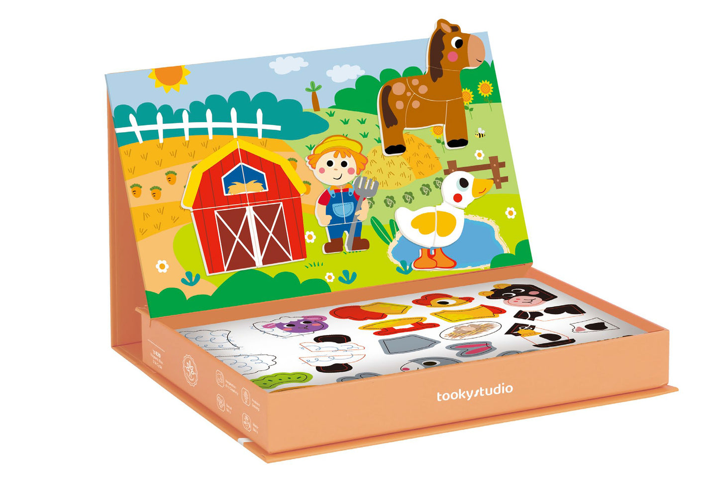 Tooky Toy Farm Magnetic Box