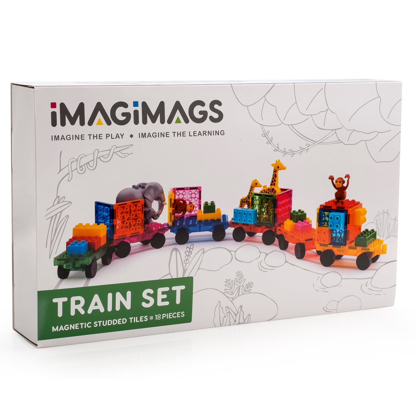 Imagimags Train Set
