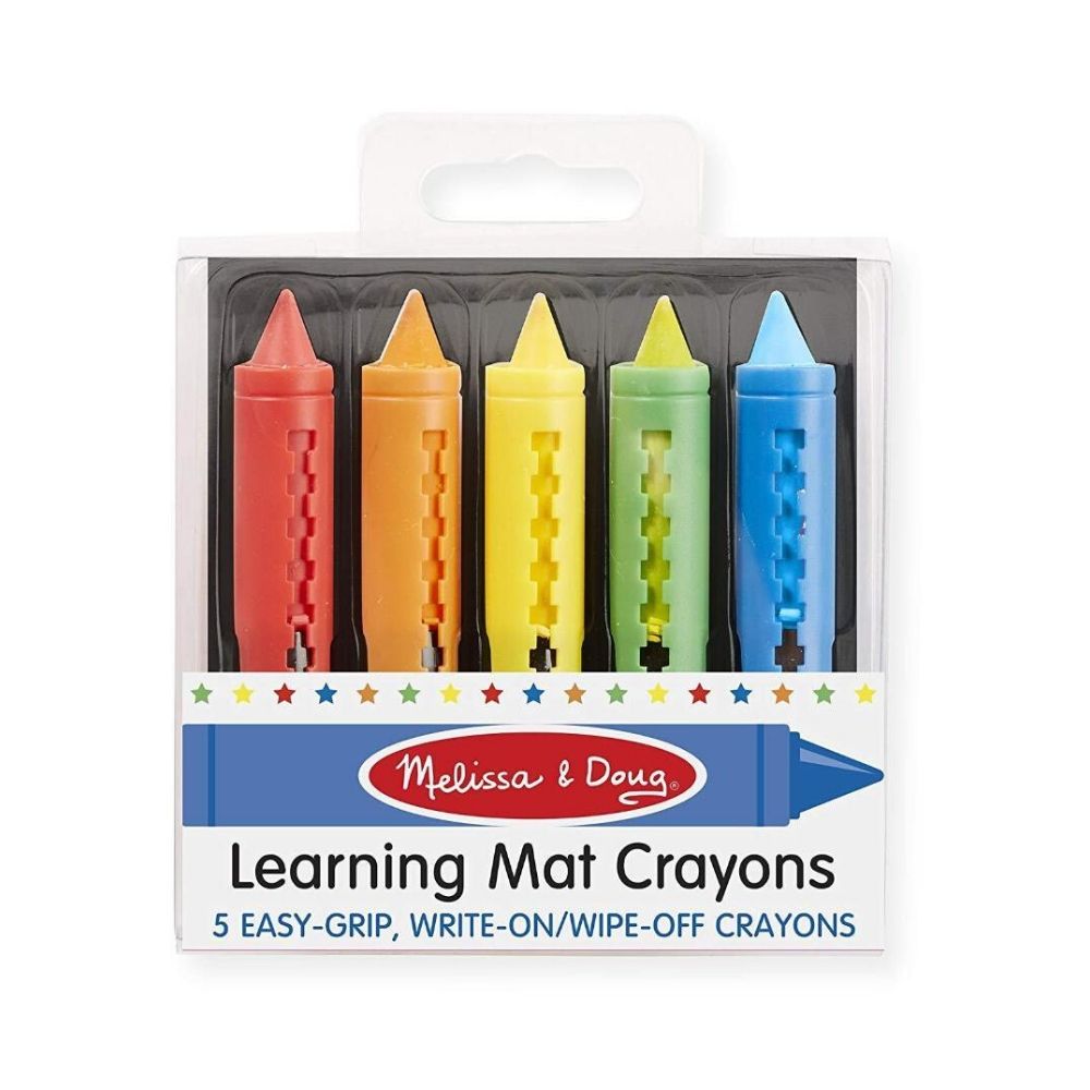 Melissa and Doug Learning Mat Crayons