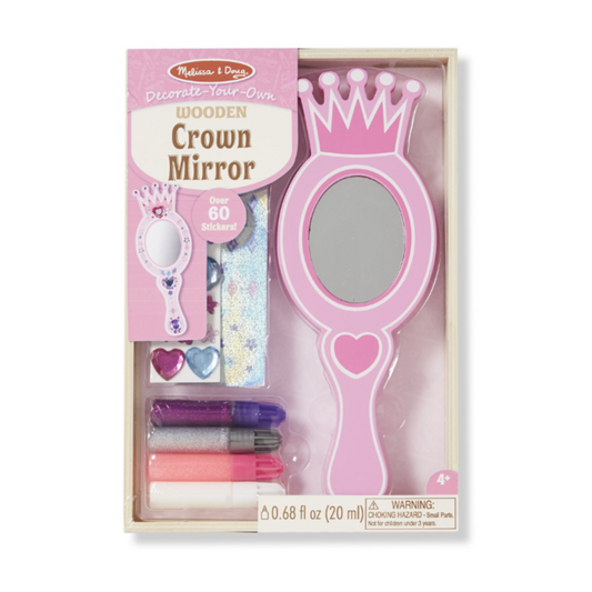 Melissa and Doug Decorate Your Own Crown Mirror