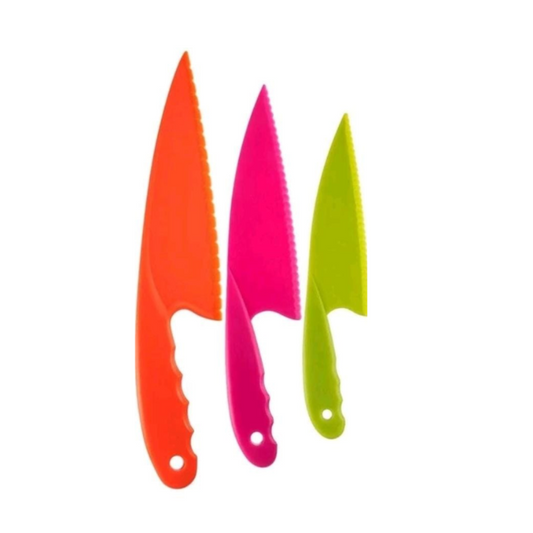 Child Safe Knives (Set of 3)