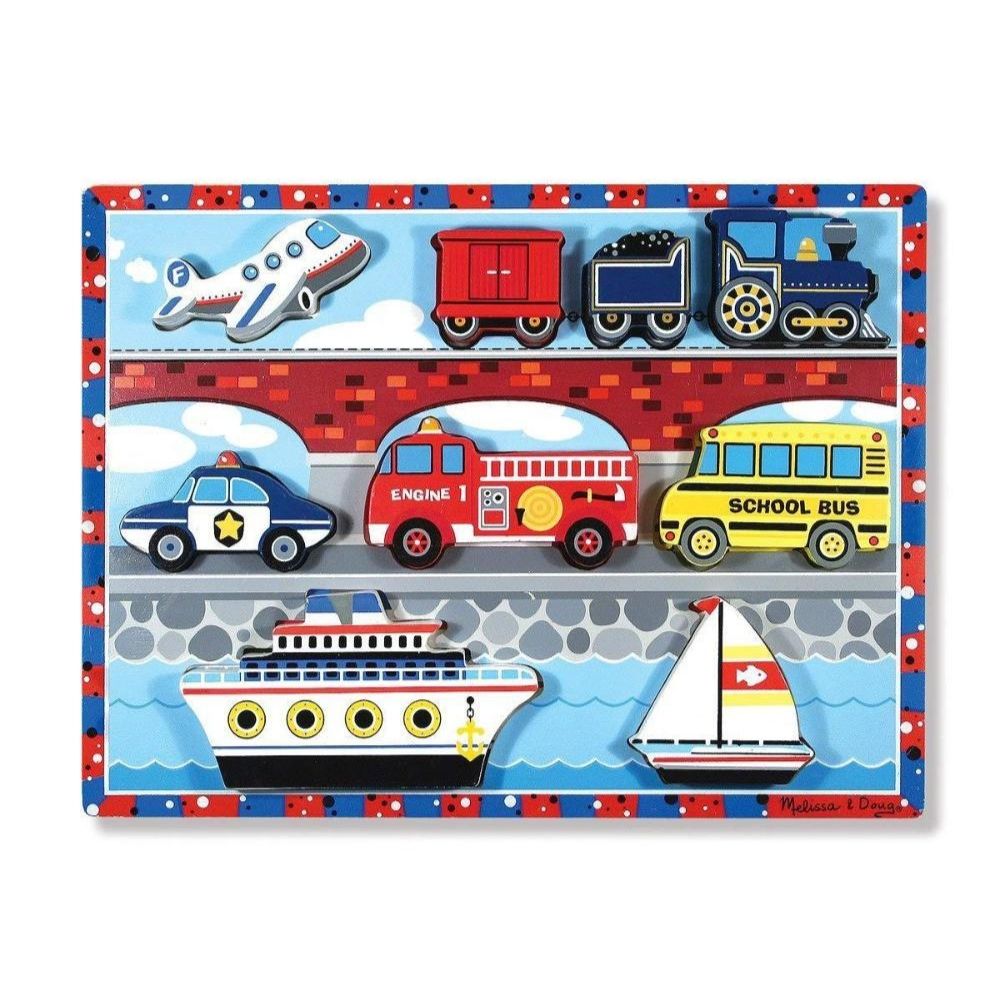 Melissa Doug Chunky Puzzle The Toy Trip