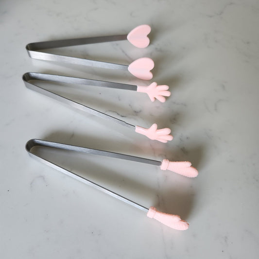 Pink Tweezers (Set of 3)