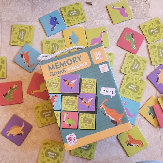 Dinosaur Memory Game - 36 pieces
