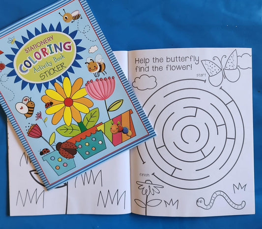 Colouring Activity Book with Stickers