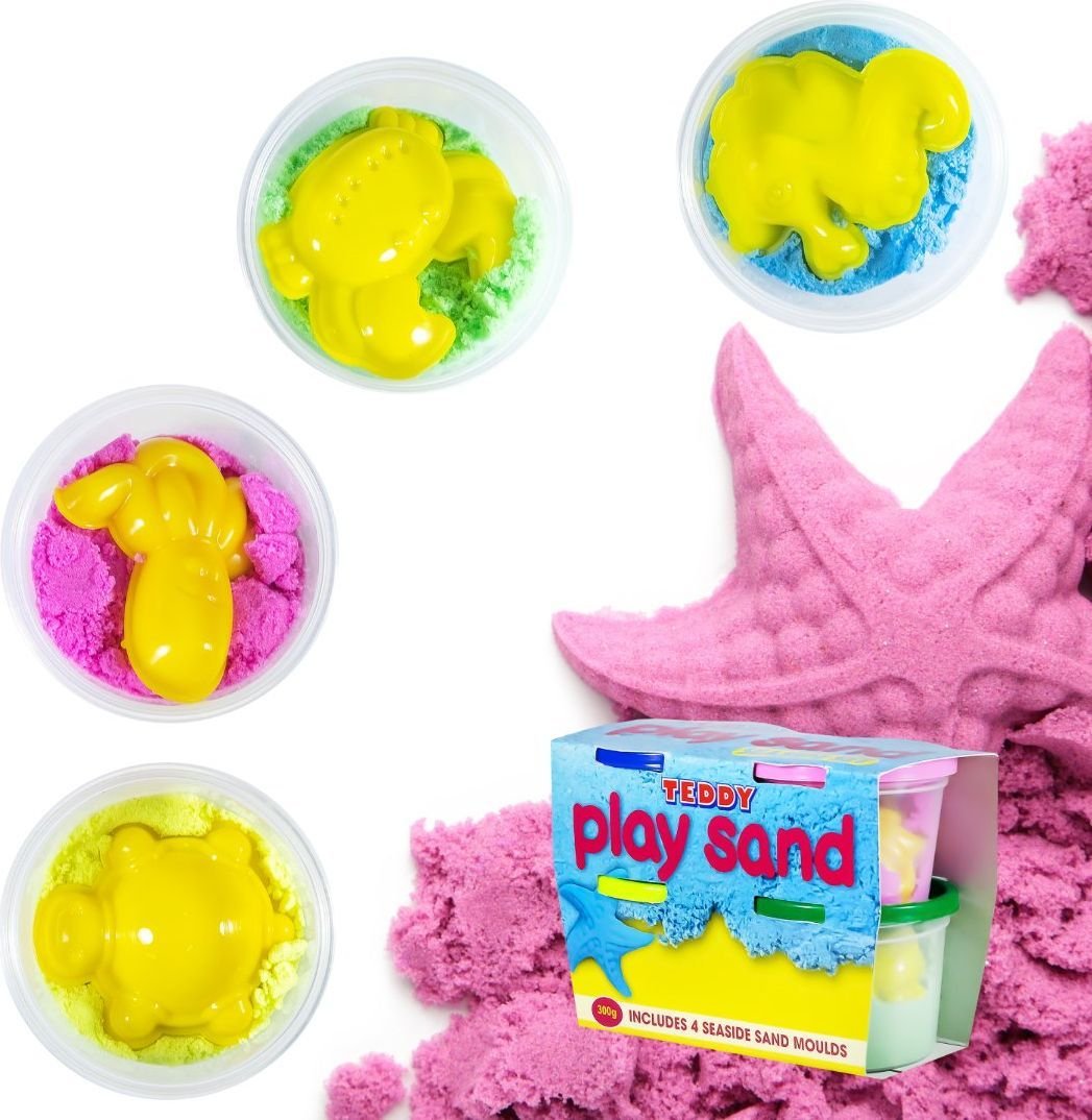 Teddy Play Sand - Set of 4 Colours