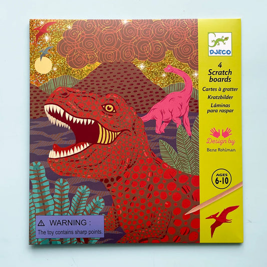 Djeco When Dinosaurs Reigned Scratch Cards