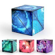 Magnetic Puzzle Cube - Blue or Green