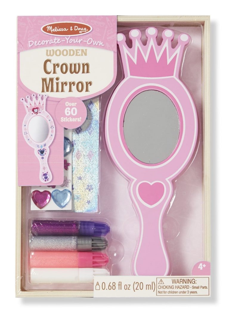 Melissa and Doug Decorate Your Own Crown Mirror