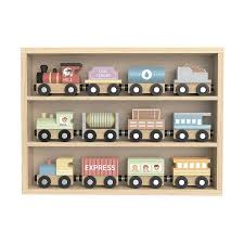 Tooky Toy Wooden Train Set - My Forest Friends