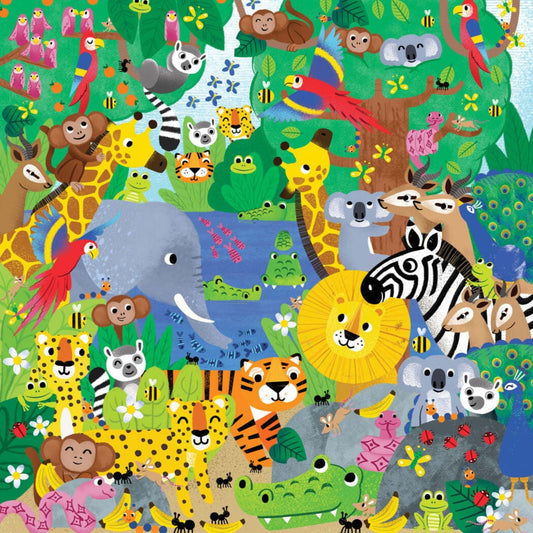 Djeco 1-10 Giant Jungle Puzzle