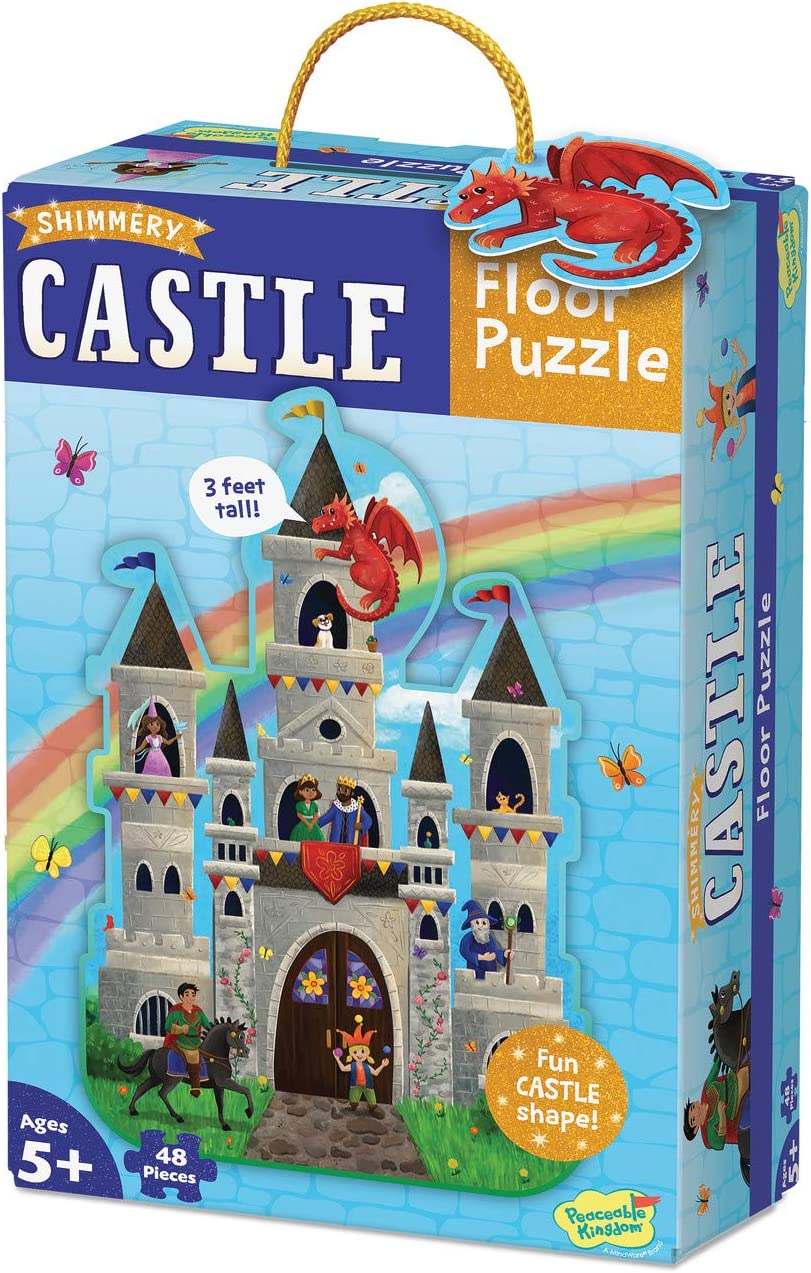 Peaceable Kingdom Shaped Floor Puzzle Kingdom