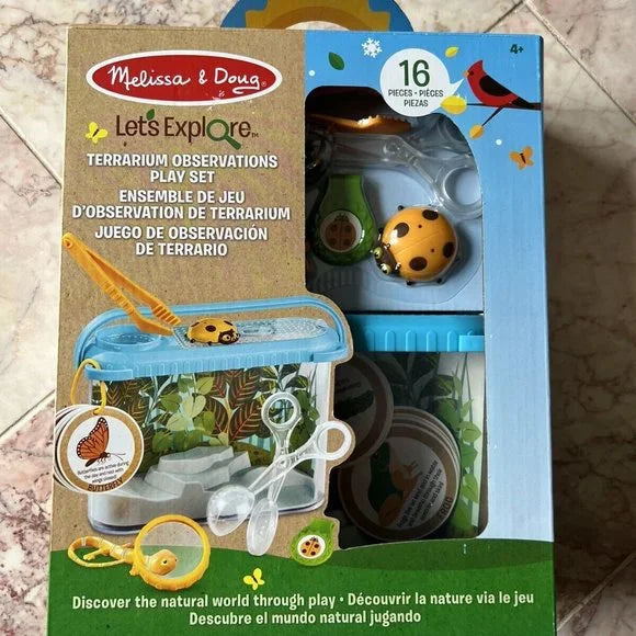 Melissa and Doug | Let's Explore Terrarium Observations Play Set