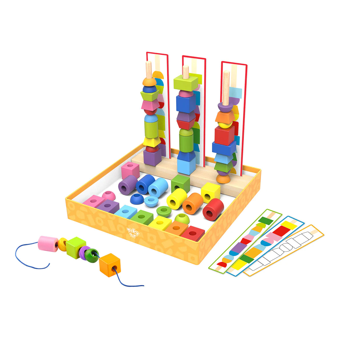 Tooky Toy Stacking Threading Bead Match