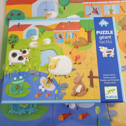 Djeco Tactile Farm Puzzle