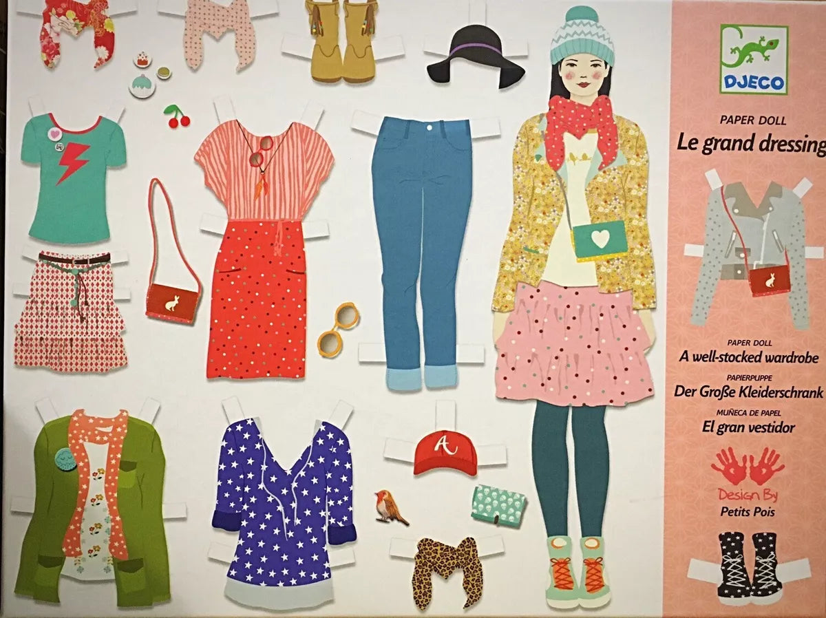 Djeco One Big Dressing Room Paper Dolls