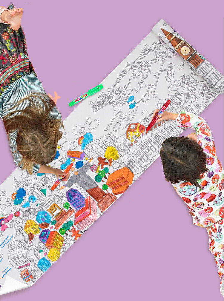 Tookyland Large Colouring Poster