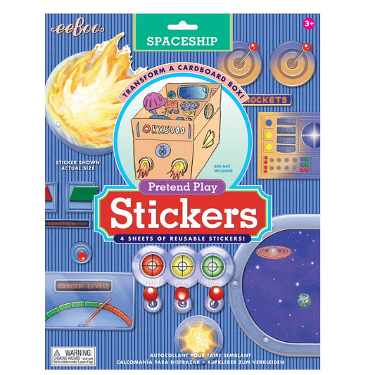 eeBoo Spaceship Pretend Play Stickers
