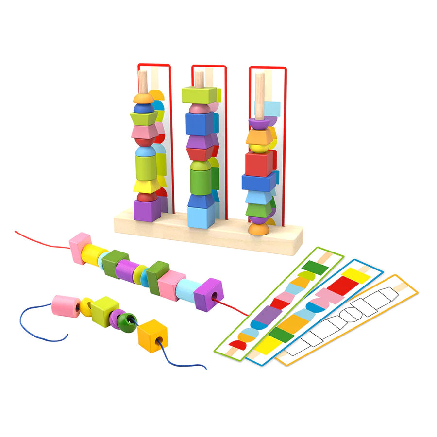 Tooky Toy Stacking Threading Bead Match