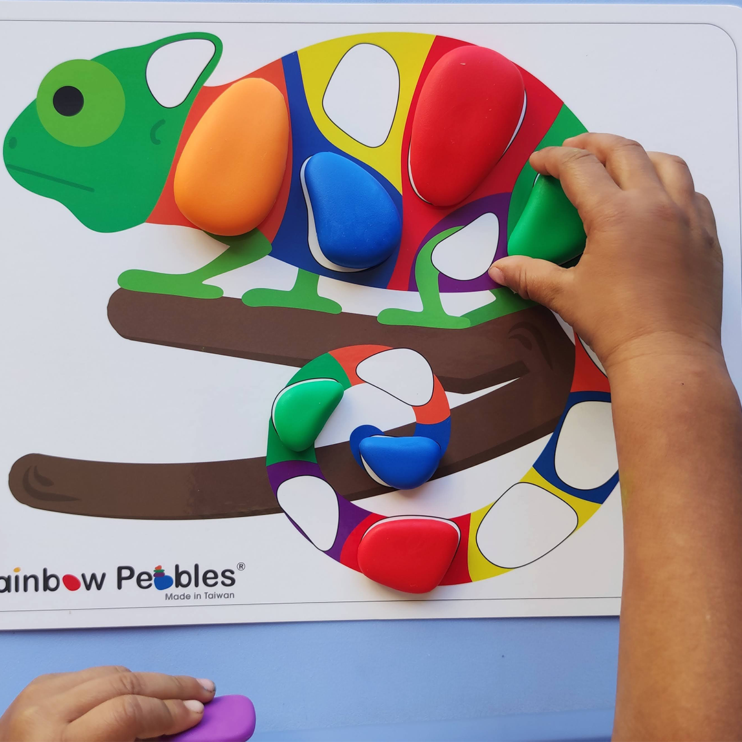 EDX Education Rainbow Pebbles Activity Set