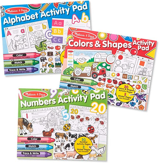 Melissa and Doug Educational Activity Pads