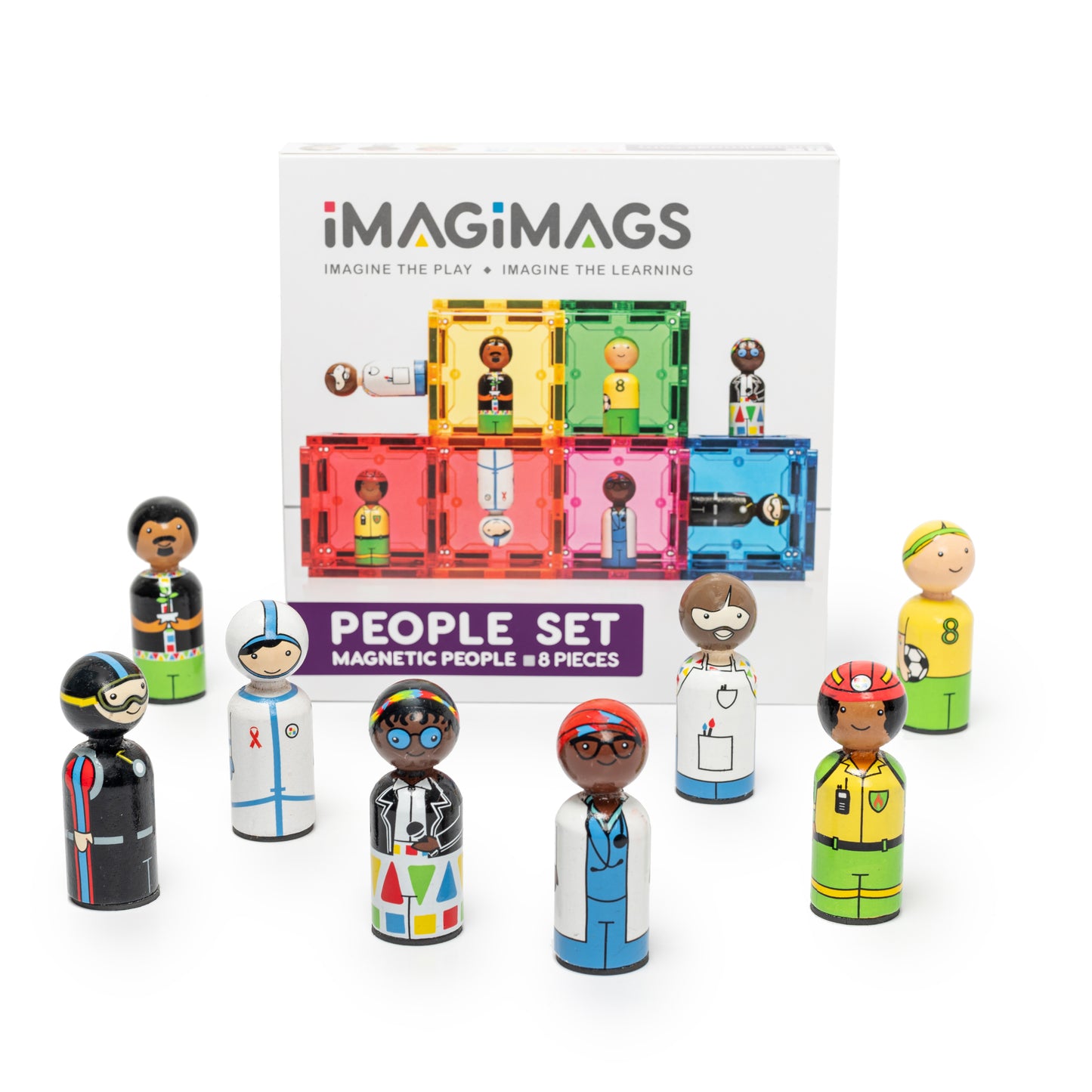 Imagimags Magnetic People Set