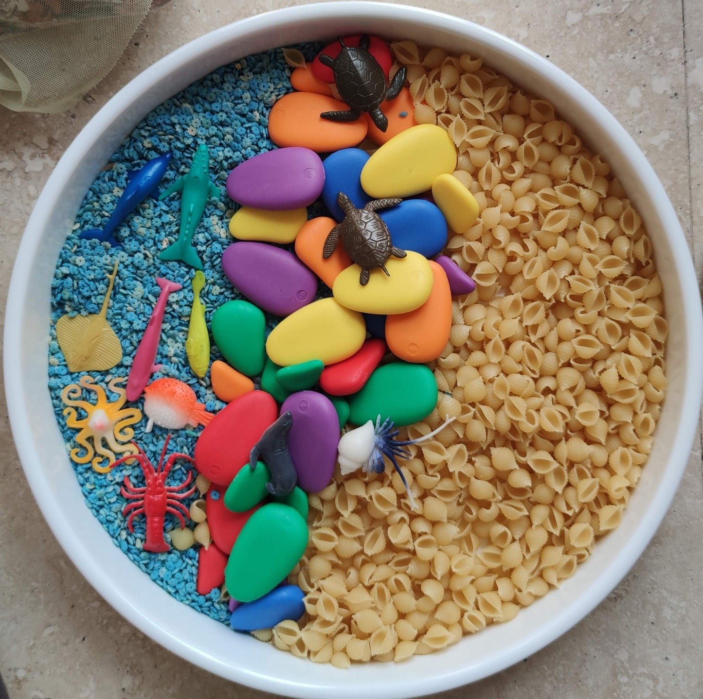 EDX Education Rainbow Pebbles Activity Set