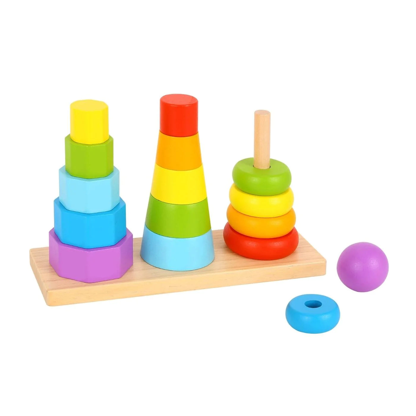 Tooky Toy 3 Shape Tower